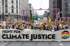 Protest for gloabal climate policy changes